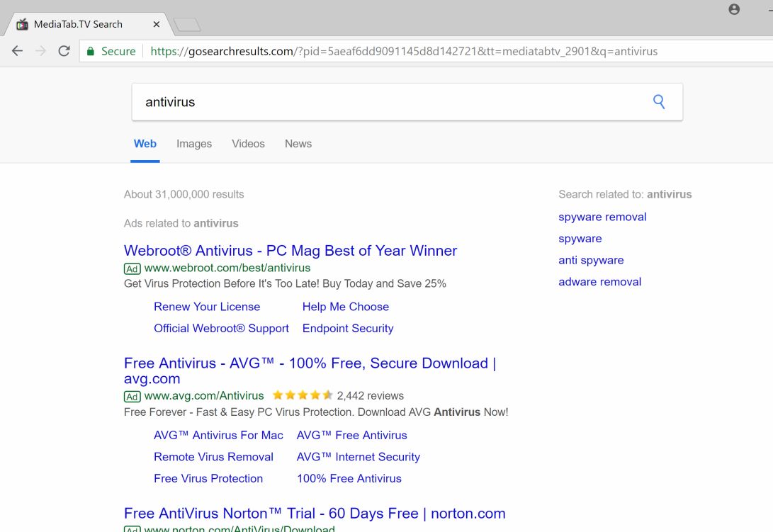 How To Remove MediaTab.TV Search (Virus Removal Guide)