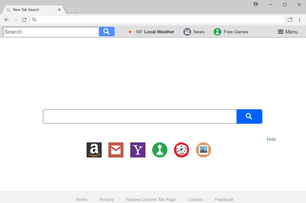 Search.easyonlinegameaccess.com redirect virus