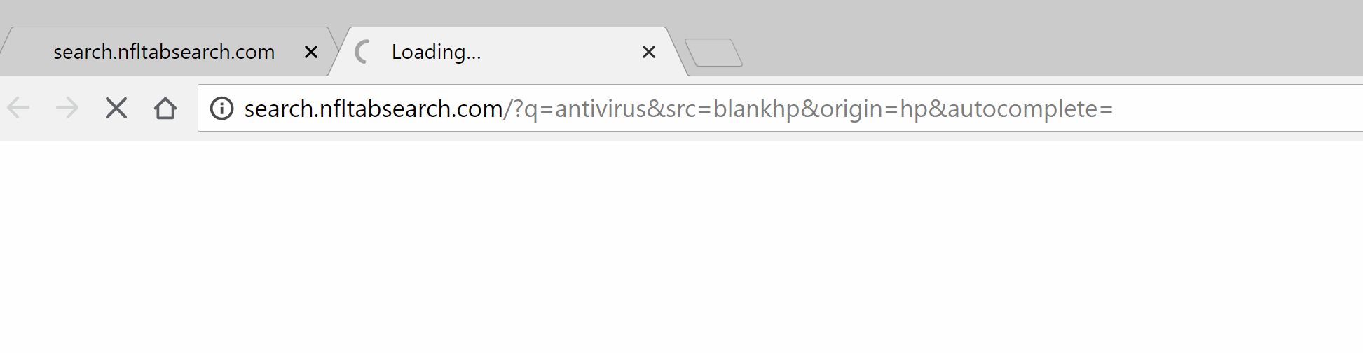 Search.nfltabsearch.com redirect virus