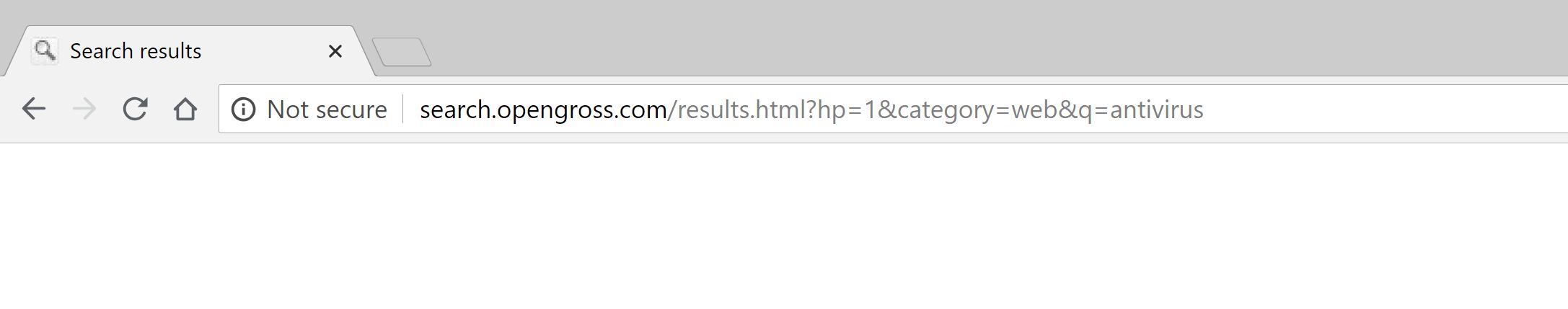 Search.opengross.com Redirect Virus