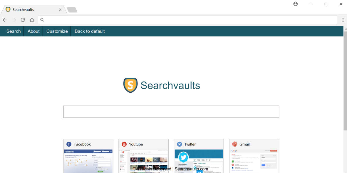 Searchvaults New Tab redirect