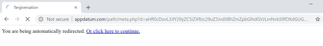 Appdatum.com redirect virus