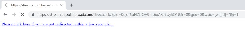 Appoftheroad.com Redirect Virus