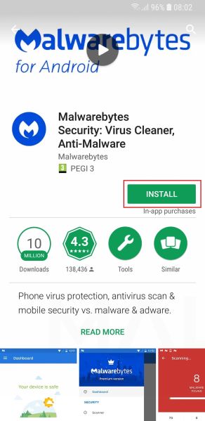 Malwarebytes for Android - Google Play App