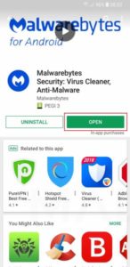 malwarebytes for android scan locks up