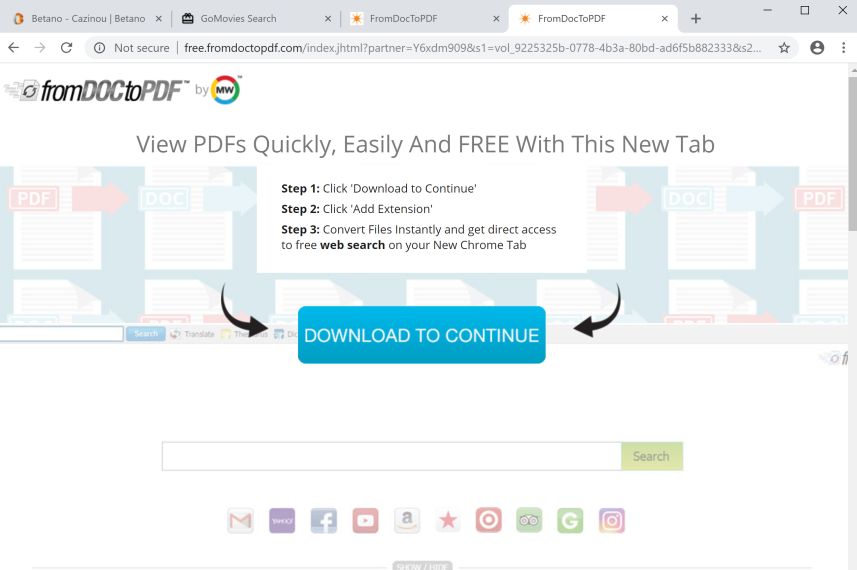 Newscommer.com redirect virus