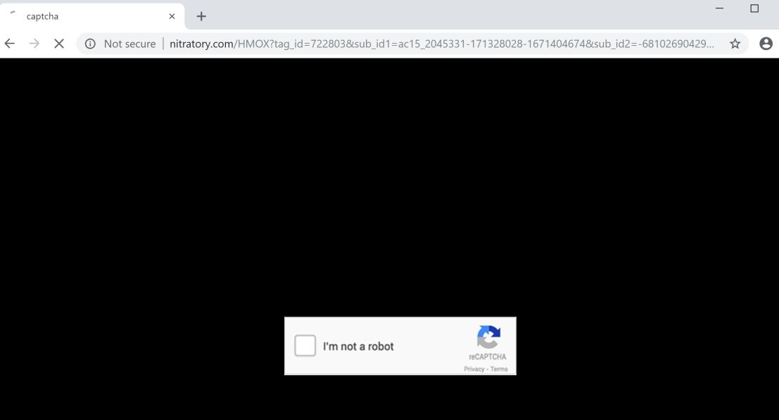 Nitratory.com redirect Scam