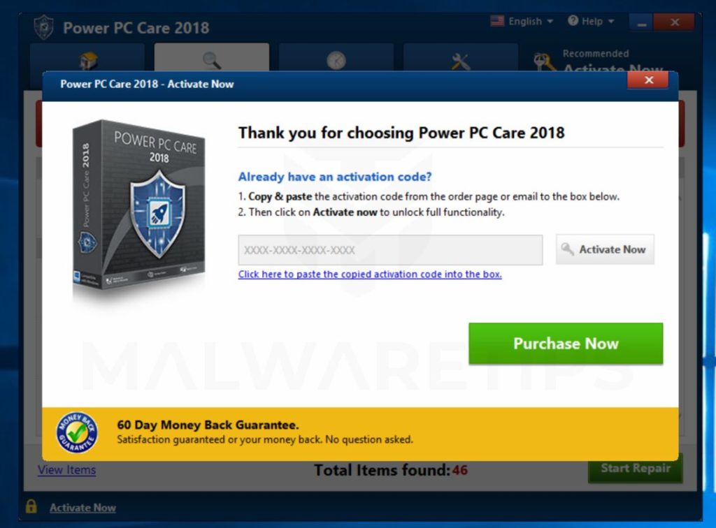 How To Remove Power PC Care 2018 (Virus Removal Guide)