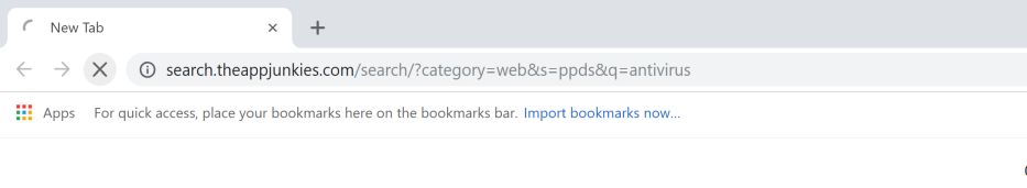 Search.theappjunkies.com redirect virus