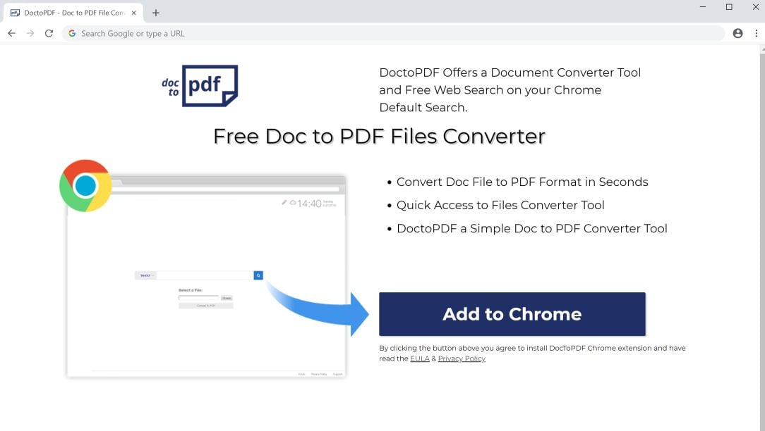 Thedoctopdf.com pop-up ads scam