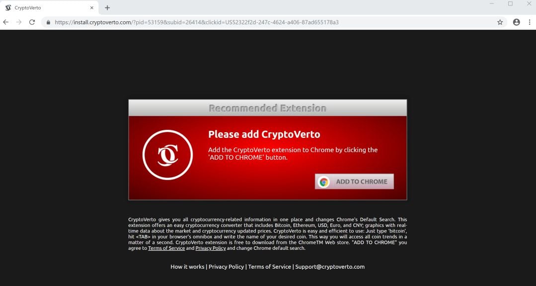 install.cryptoverto.com redirect virus