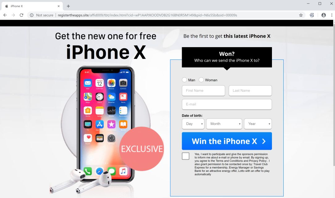 registertheapps.site redirect virus