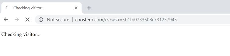 Coostero.com redirect virus