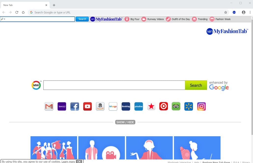 MyFashionTab Toolbar Chrome