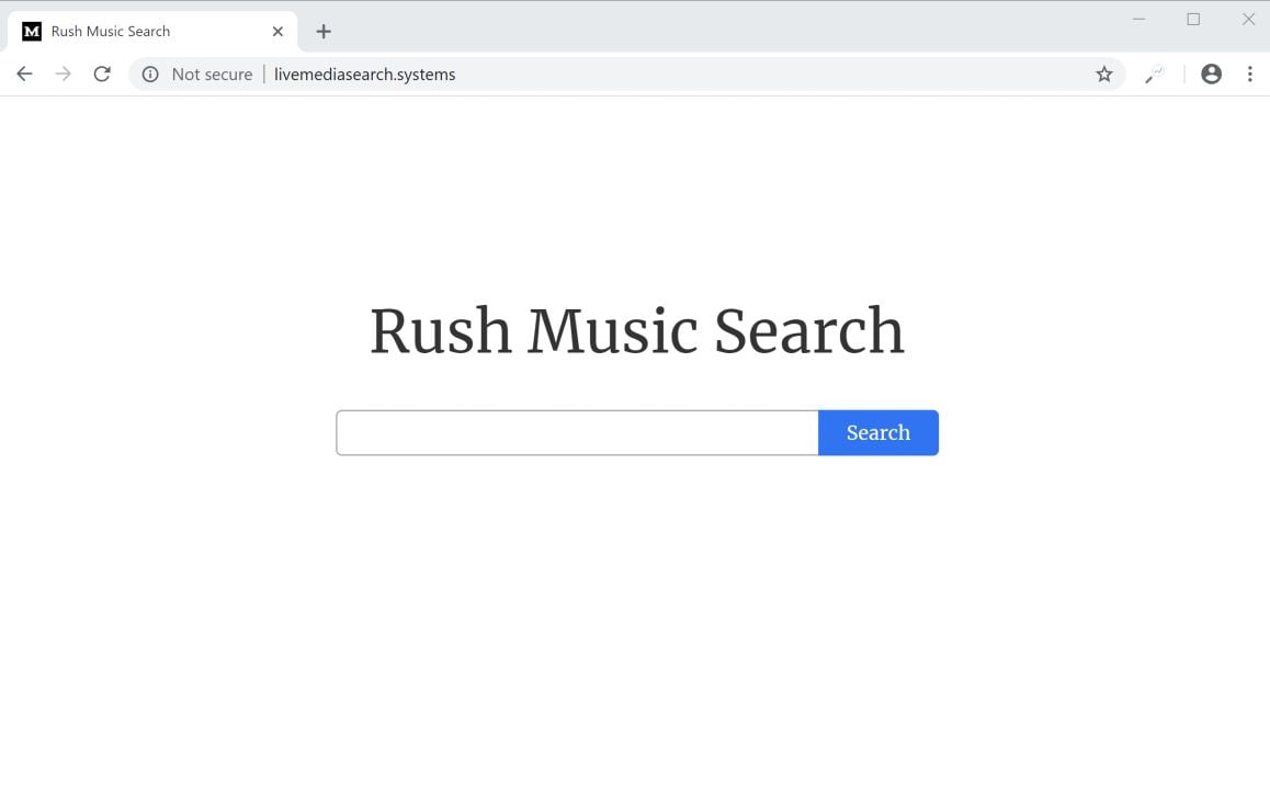 Rush Music Search redirect virus