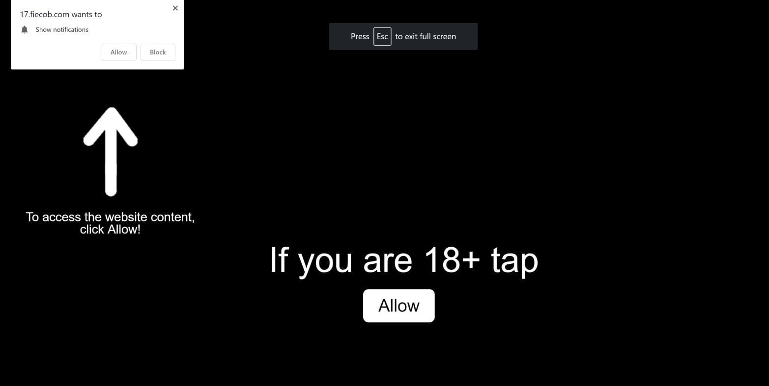 fiecob.com redirect virus