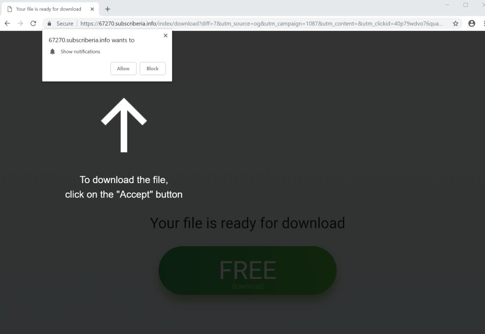 subscriberia.info redirect virus