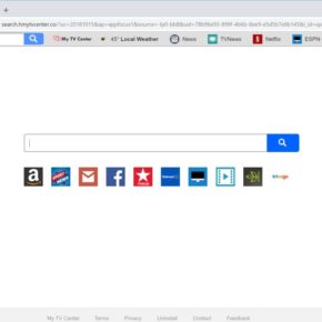 My TV Center New Tab Search Virus