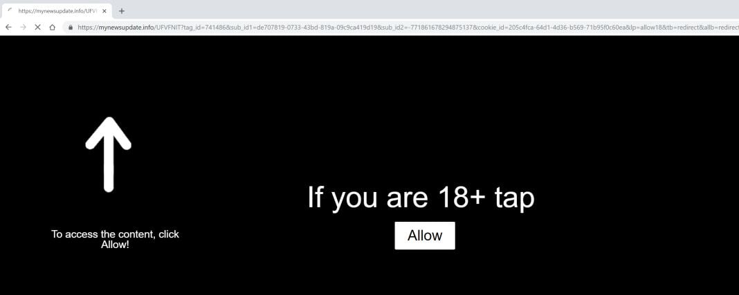 Mynewsupdate.info redirect virus