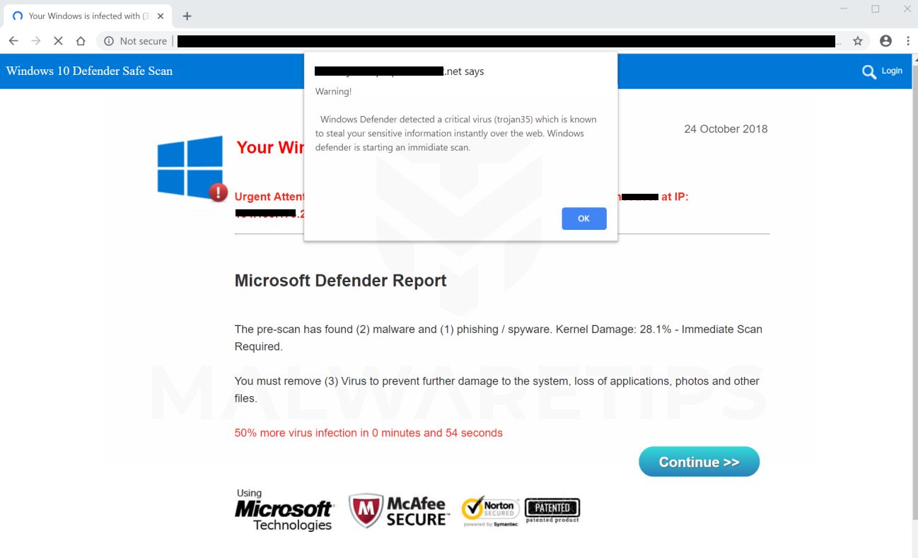 How To Remove Your Windows Is Infected With 3 Virus Pop Up Scam