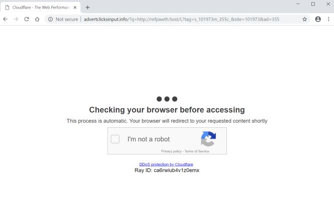 advertclicksinput.info redirect virus