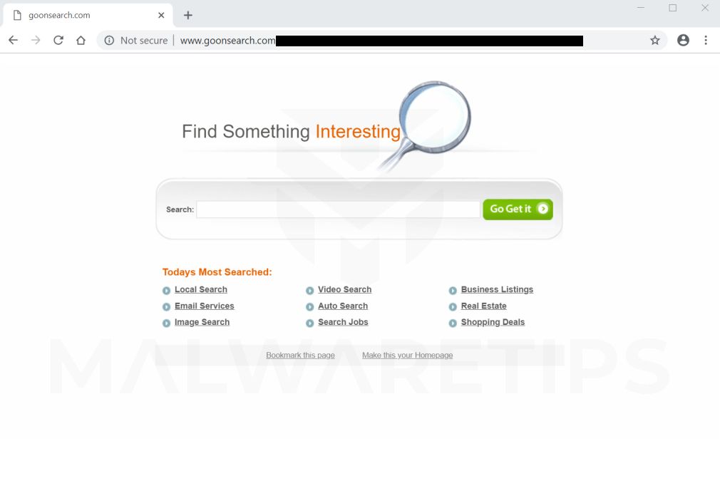 goonsearch.com redirect virus