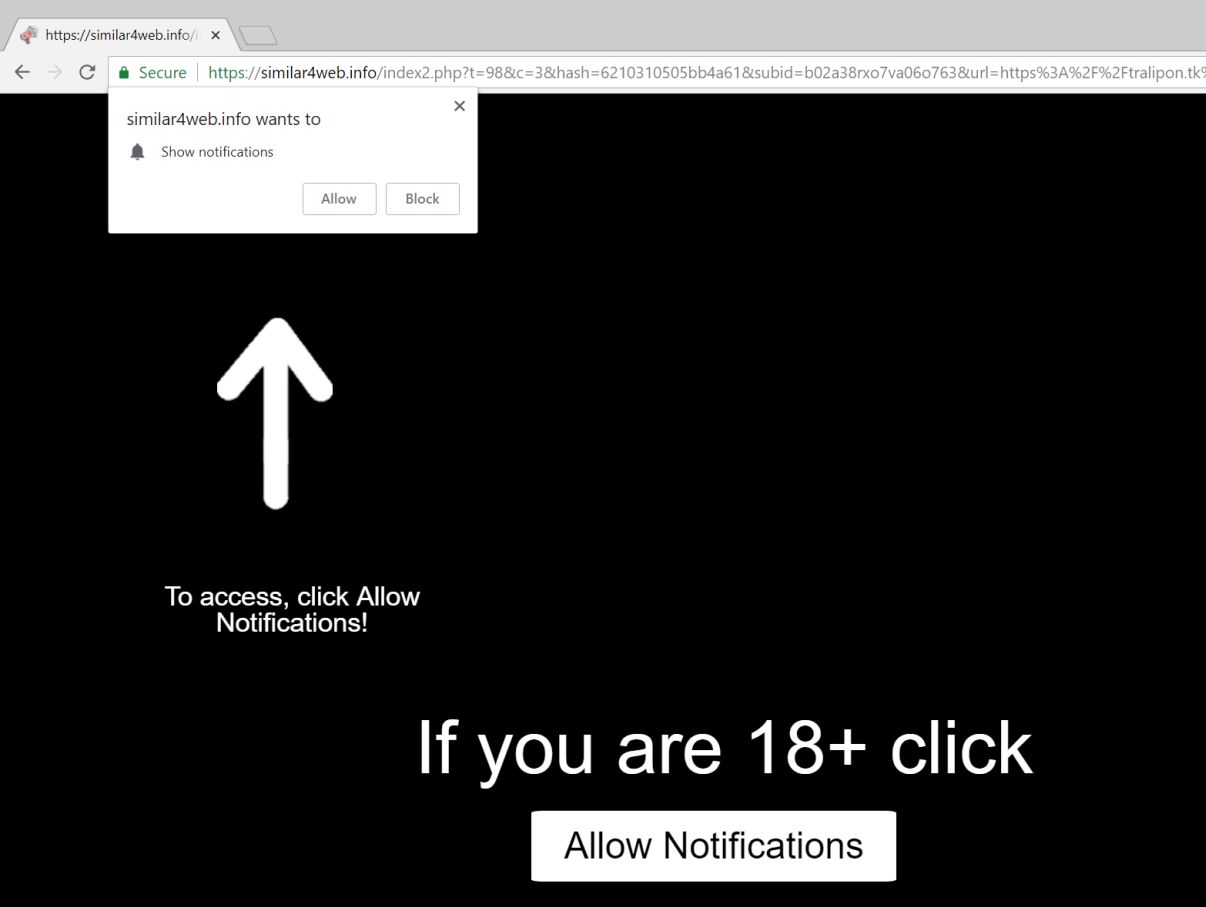 similar4web.info redirect virus
