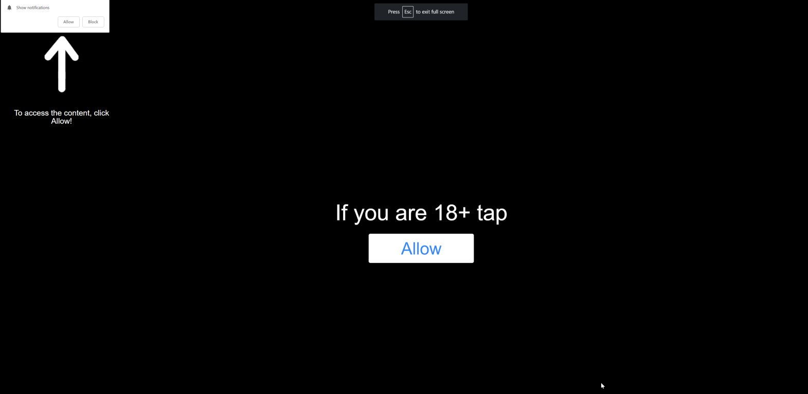 Pushthenme.info pop-up scam virus