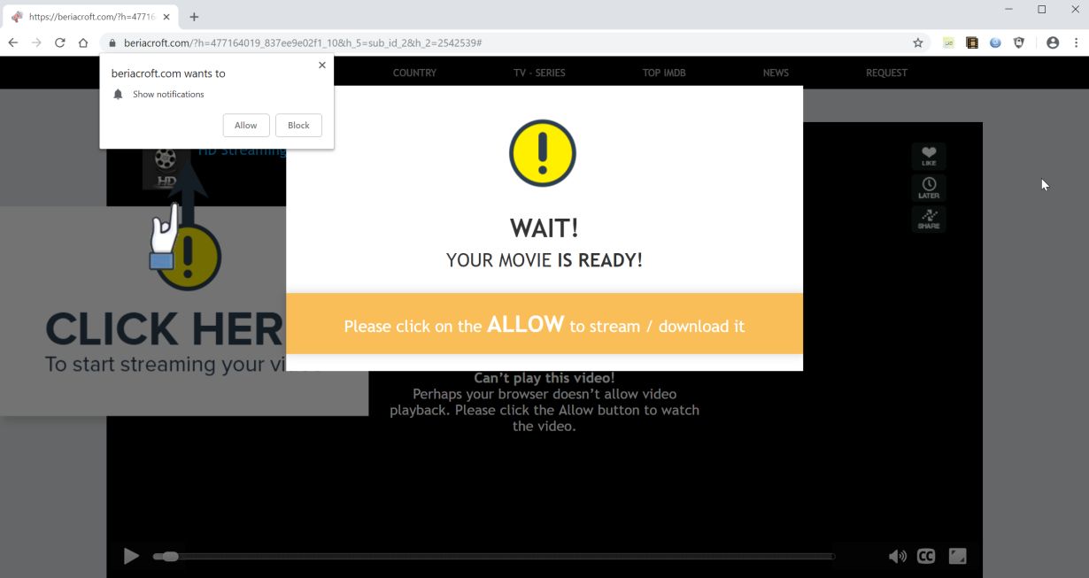 Your browser doesn. Wait Stream. Wait streaming. Click the "allow" button. Click allow button to watch.