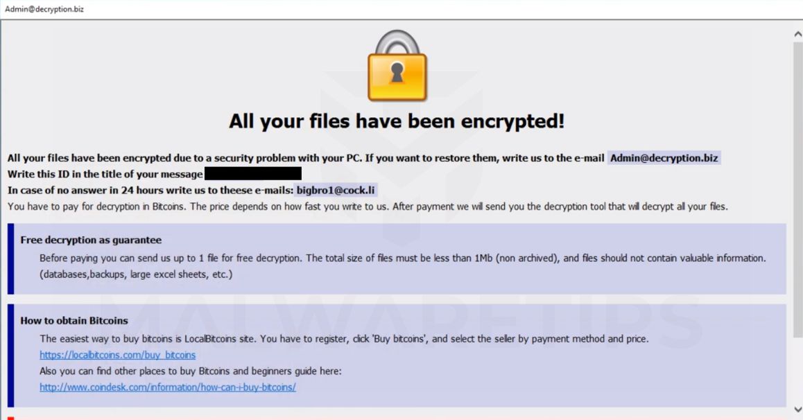 How To Remove Your Personal Files Are Encrypted Ransomware - 