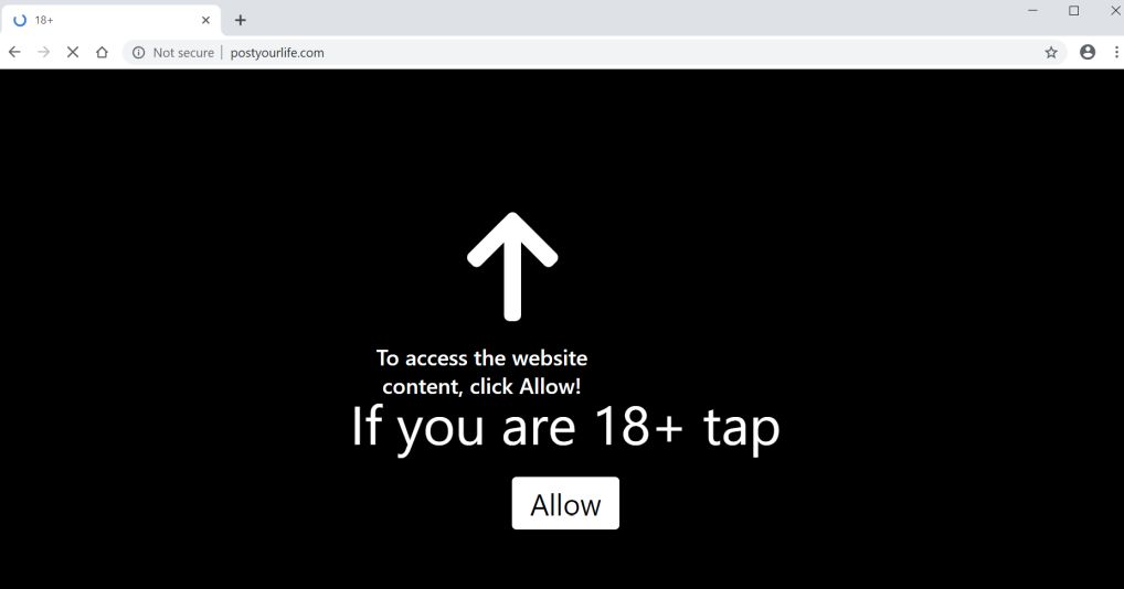 Postyourlife.com redirect virus