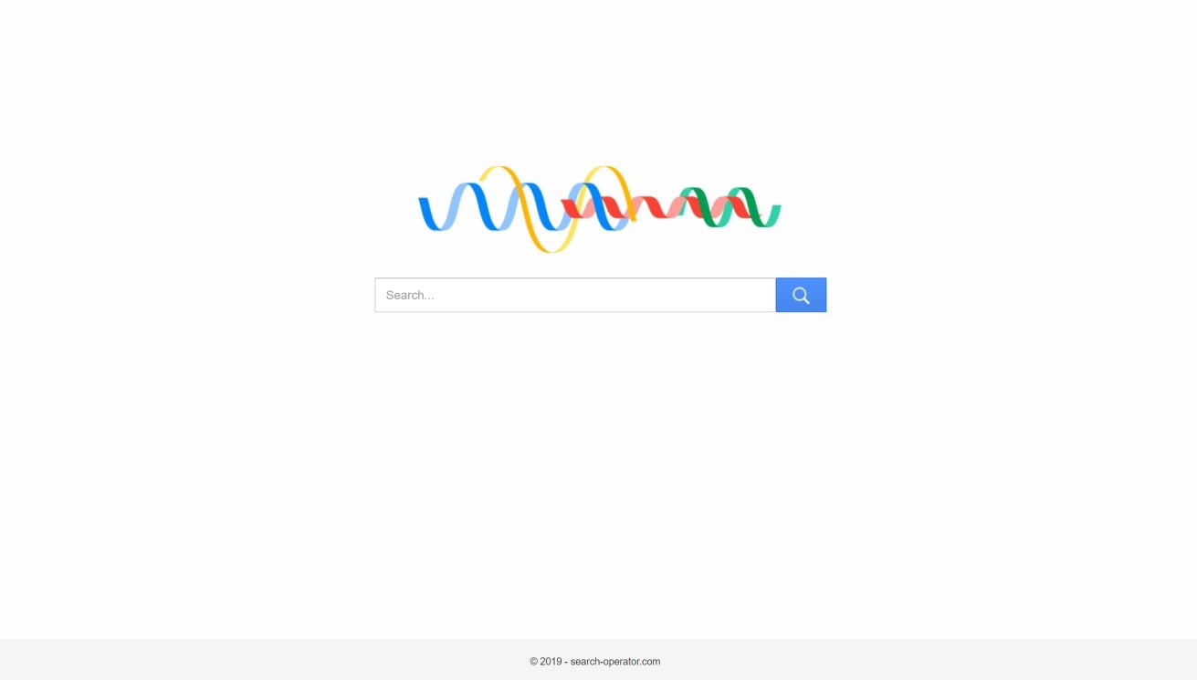 Image: Chrome browser is redirected to the Search-operator.com site
