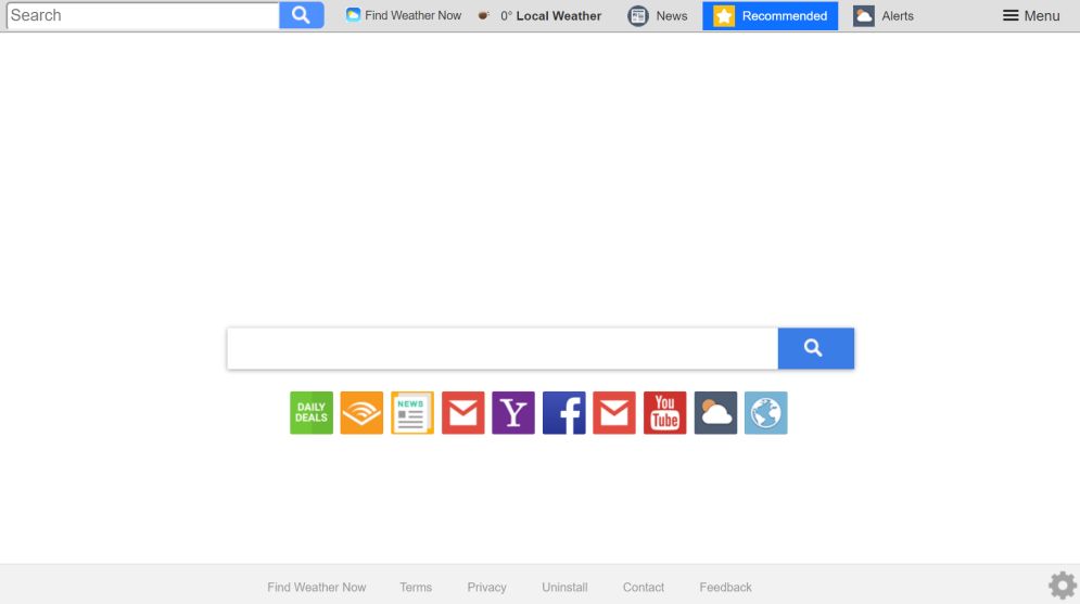 Image: Chrome browser is redirected to the search.searchm3w1.com site