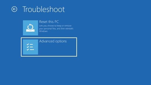Windows 10 - Starten Sie im abgesicherten Modus mit Netzwerk - Schritt 2