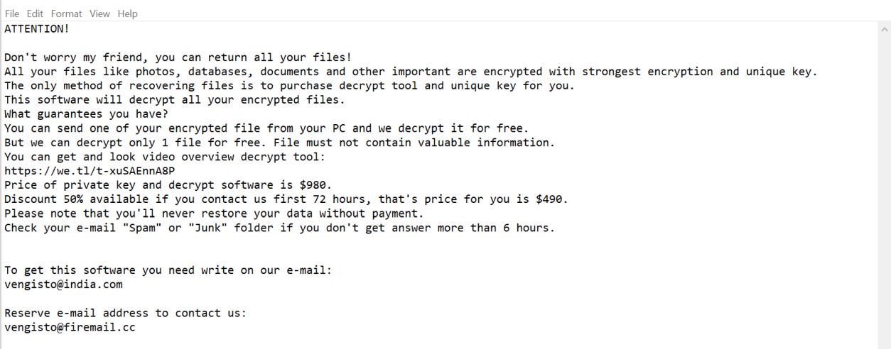 Image: Vengisto@india.com Moresa ransomware virus