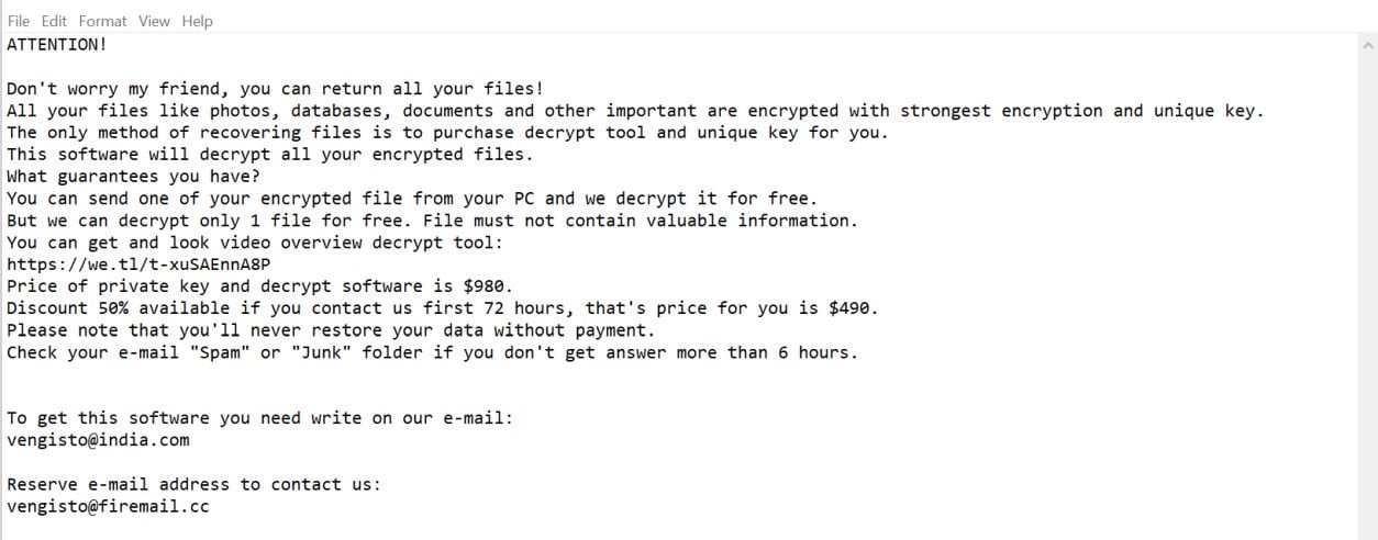 Image: Hofos ransomware virus