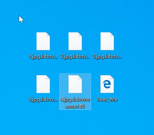 Image: Luboversova148 ransomware