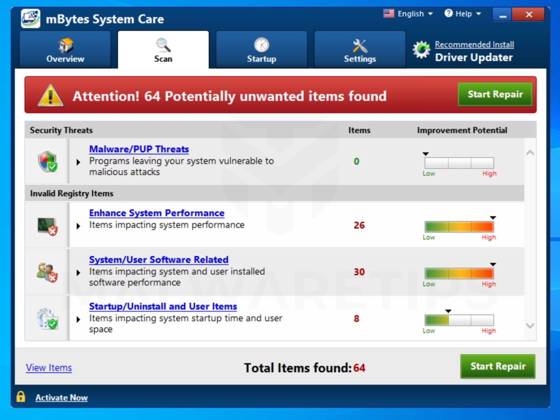  Image: mBytes System Care