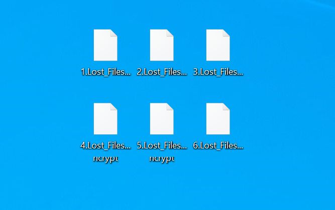 Image: Lost_Files_Encrypt Ransomware