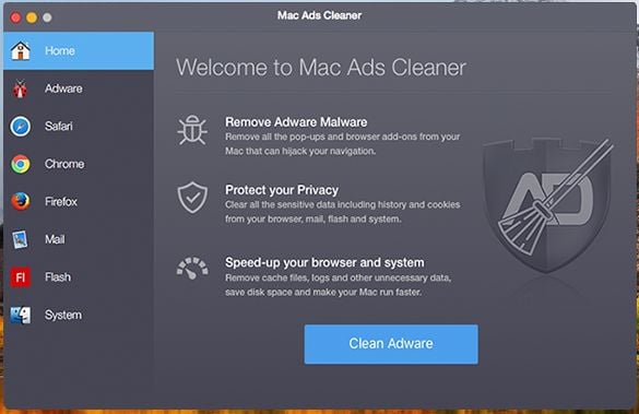 get rid of advanced mac cleaner ad