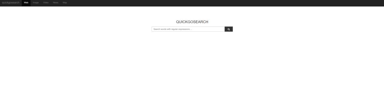 Image: Chrome browser is redirected to Quickgosearch.com