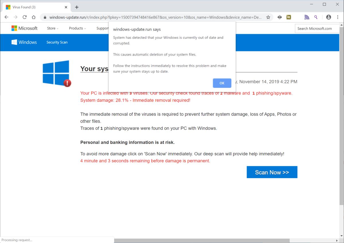 Microsoft Edge Update Virus