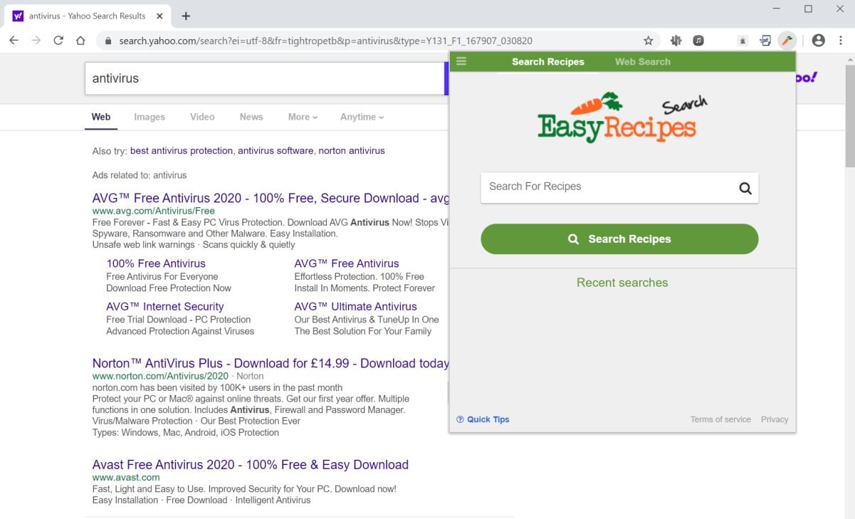 Image: Easy Recipes Search