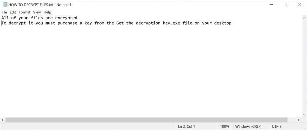 Image: LOCK ransomware