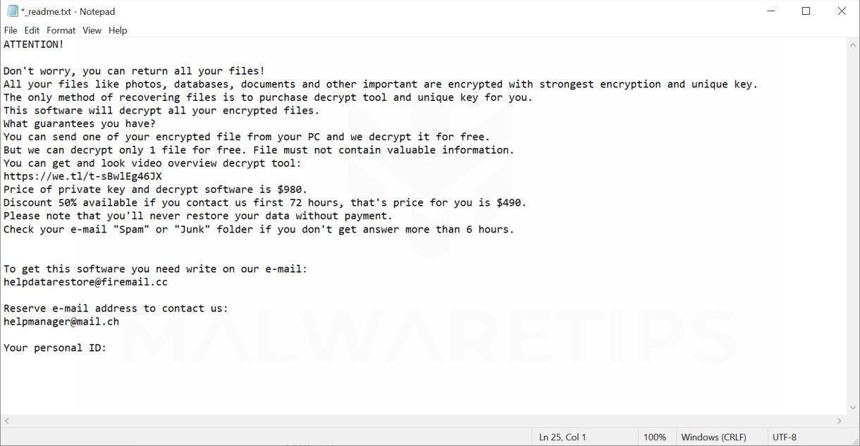  Image: QEWE ransomware