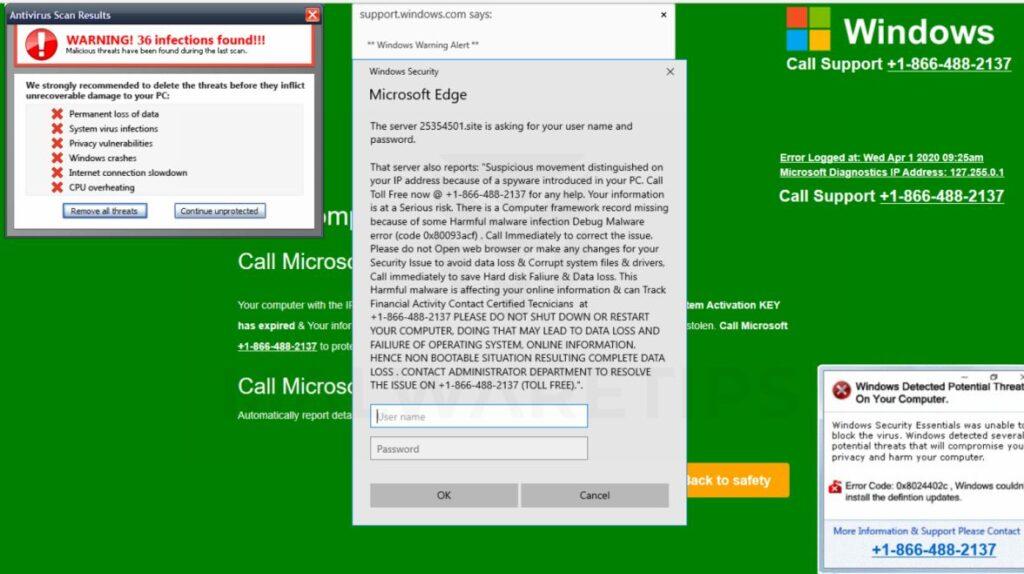 Remove "WARNING! 36 Infections Found!!!" Scam (Virus Removal Guide)