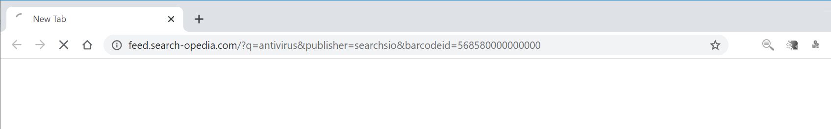 Image: Chrome browser is redirected to Search-opedia.com