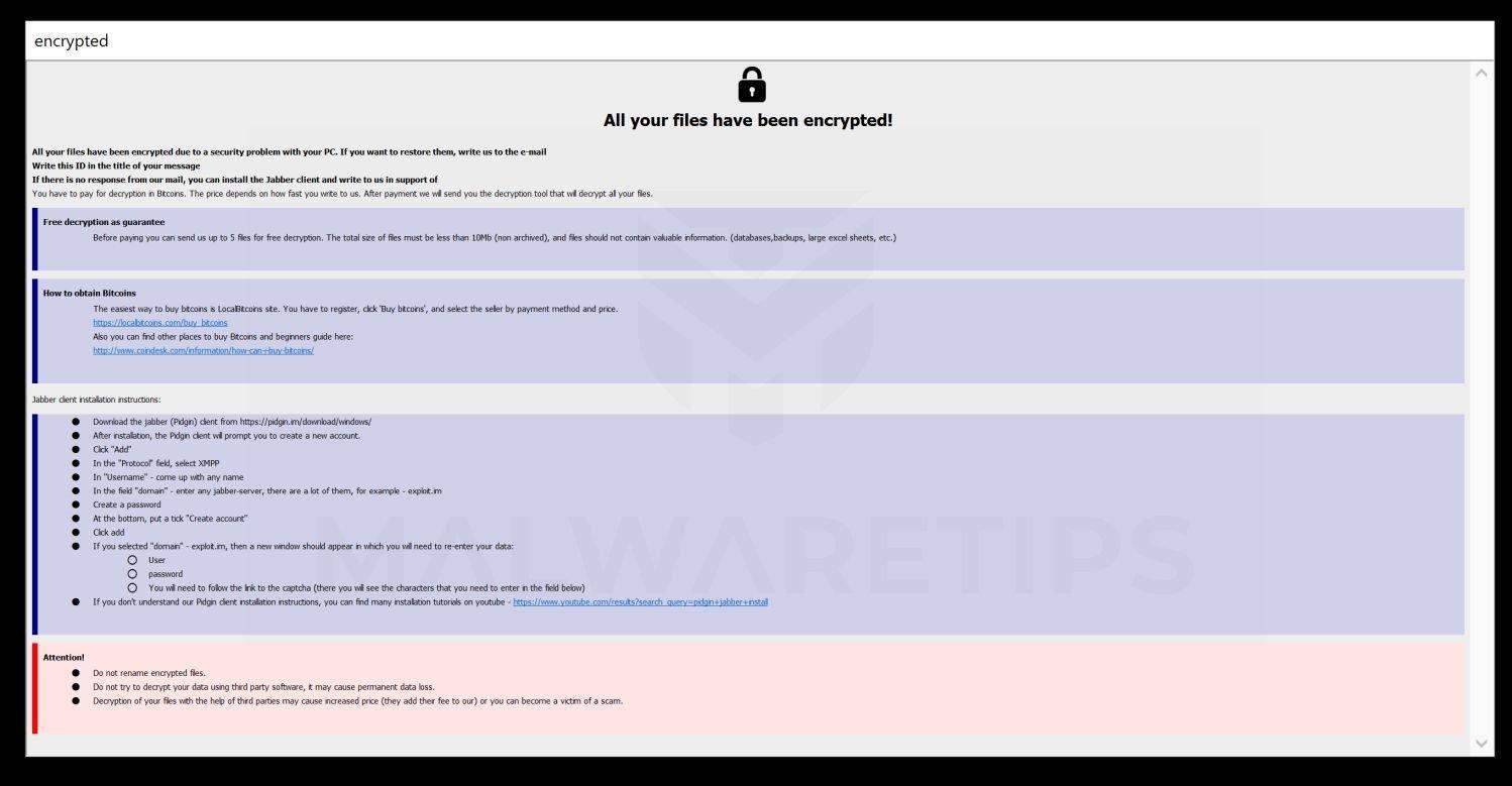 Image: Deal ransomware