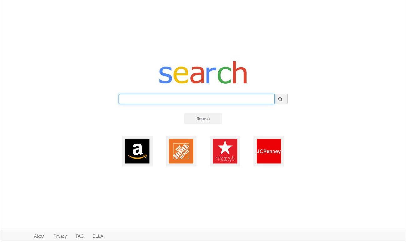 Image: Chrome browser is redirected to Searches.cloud