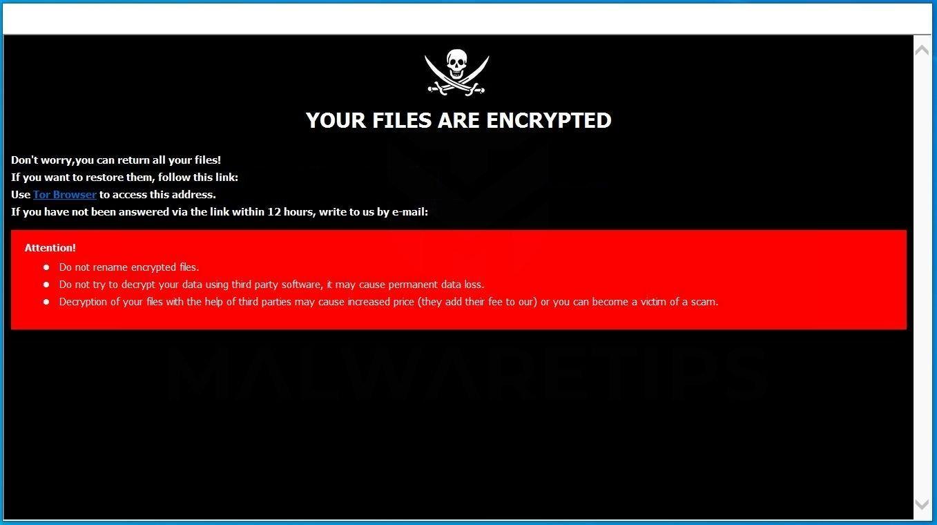 Image: [gygabot@cock.li].gyga ransomware
